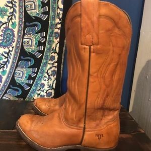 Vintage Frye Cowgirl Boots Made in USA